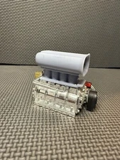 1:8 Hilborn Scoop/ Injector Body and Fuel Lines For Muscle machines 1:18 Scale