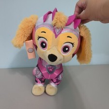 PAW Patrol: The Mighty Movie, Skye 12-inch Tall Premium Plush Toy for Kids 3