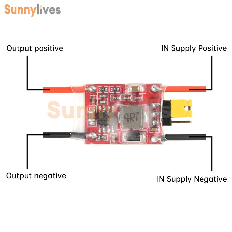 Module UBEC 3A 5V/12V - Convertisseur Pour Drone Et Avion RC - 2-6S Lip