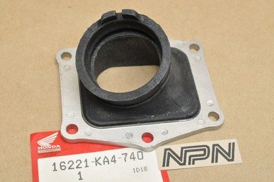 84 Honda CR 250 Cr250 Intake Carburetor Insulator 16221-ka4-740  