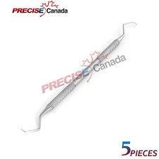 Set Of 5 Columbia Curette Double Ended 4L/4R Surgical Dental Instruments