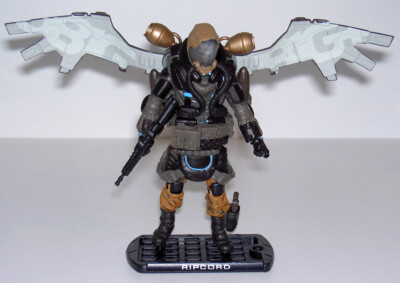 G.I.JOE RISE OF COBRA 2010 RIPCORD DESERT BATTLE LOOSE 100% COMPLETE UNRELEASED