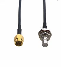 RF Cable QMA female nut bulkhead to SMA male RG316 6"~10FT microwave Diplexer