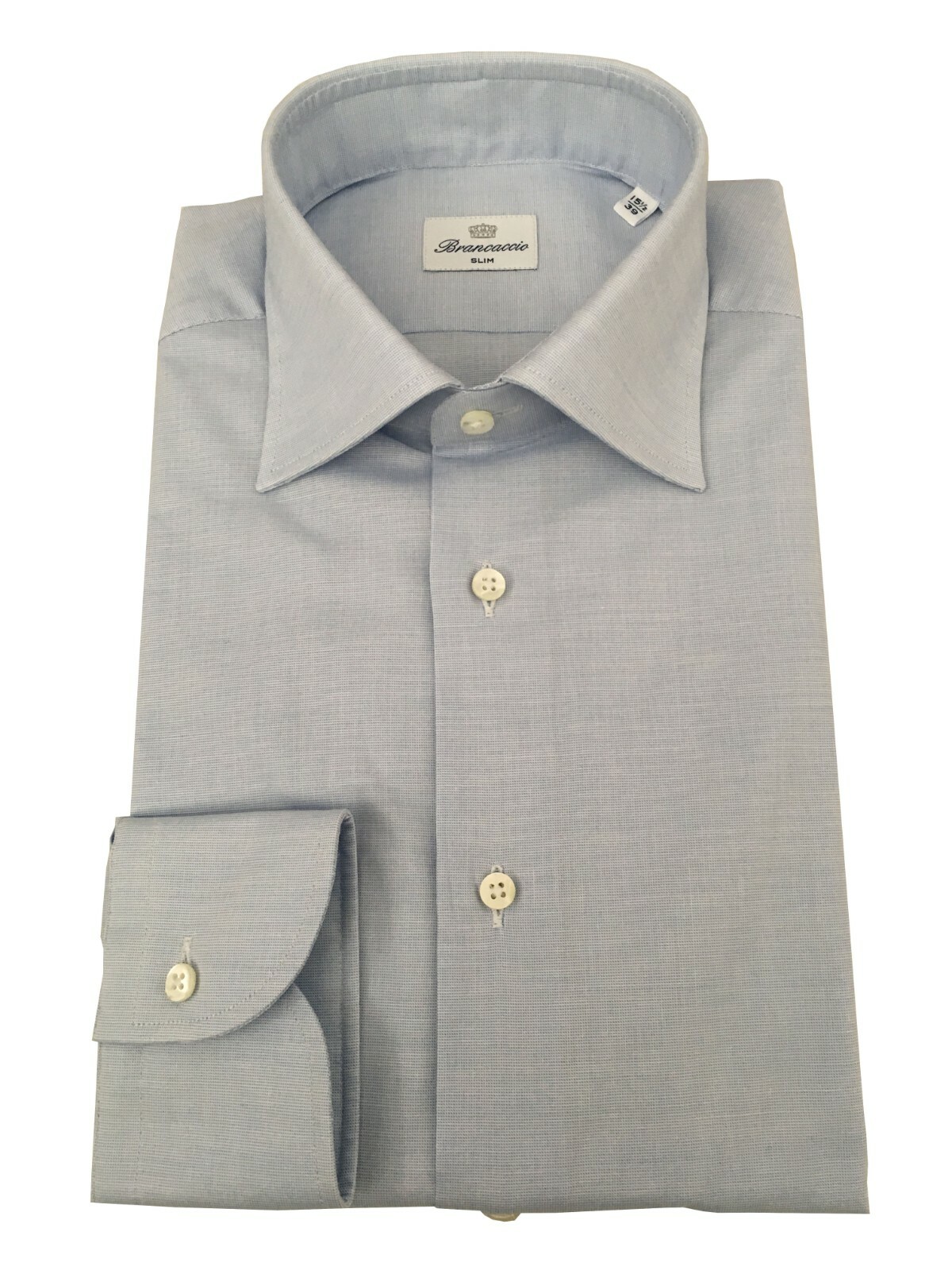 БРАНКАЧЧО Хемд Херрен Лангарм Микродизайн ВайссГиммлиш ЛЮК ABH1151 25790₽