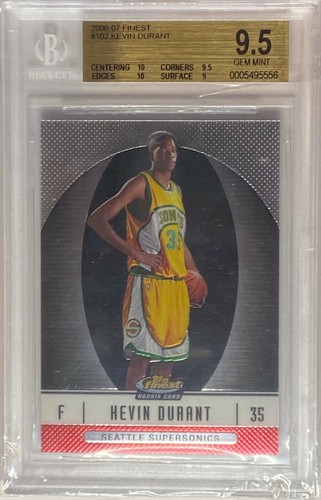 Kevin Durant #102 2006 Finest card
