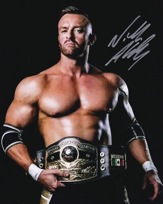 Nick Aldis Signed 8x10 Photo WWE NWA ROH TNA Impact Wrestling Picture Auto'd 4