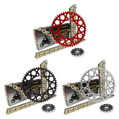 Honda CRF250R 2004-2025 Regina Z Anillo Cadena y Piñones Kit Plata Renthal ZRE