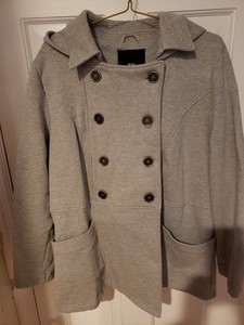 pea coat moletom com capuz