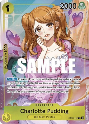 Charlotte Pudding (Alternate Art) [Pillars of Strength] Foil Near Mint