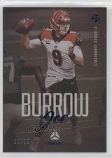 2021 Panini Luminance Blue 95/99 Joe Burrow #19 00am
