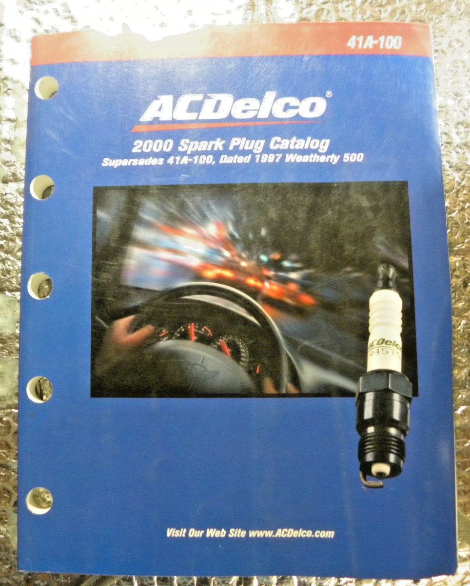 AC Delco 2000 Spark Plug Catalog 41A-100 FREE SHIPPING