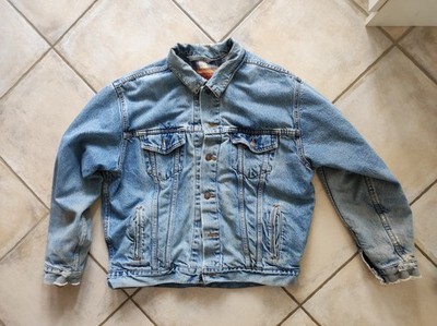 VTG 90s LEVI´S Jeans JACKET  Levis Lining - L - MADE in USA - 70699