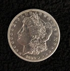 1890-CC $1 Morgan Silver Dollar Better Date Proof Like!!  AU