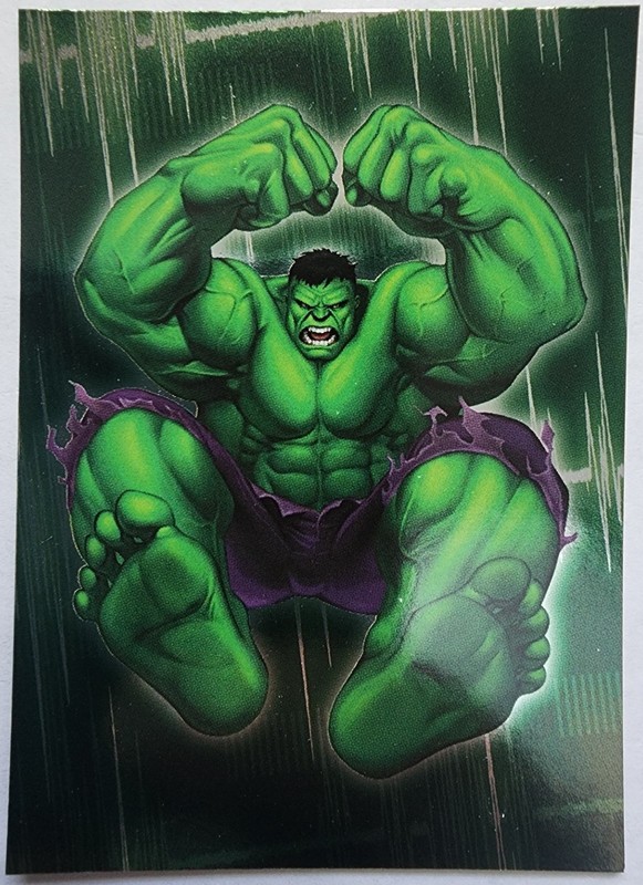 2003 Topps Marvel Trading Card The Incredible Hulk Gamma Ray Foil 10 of 10