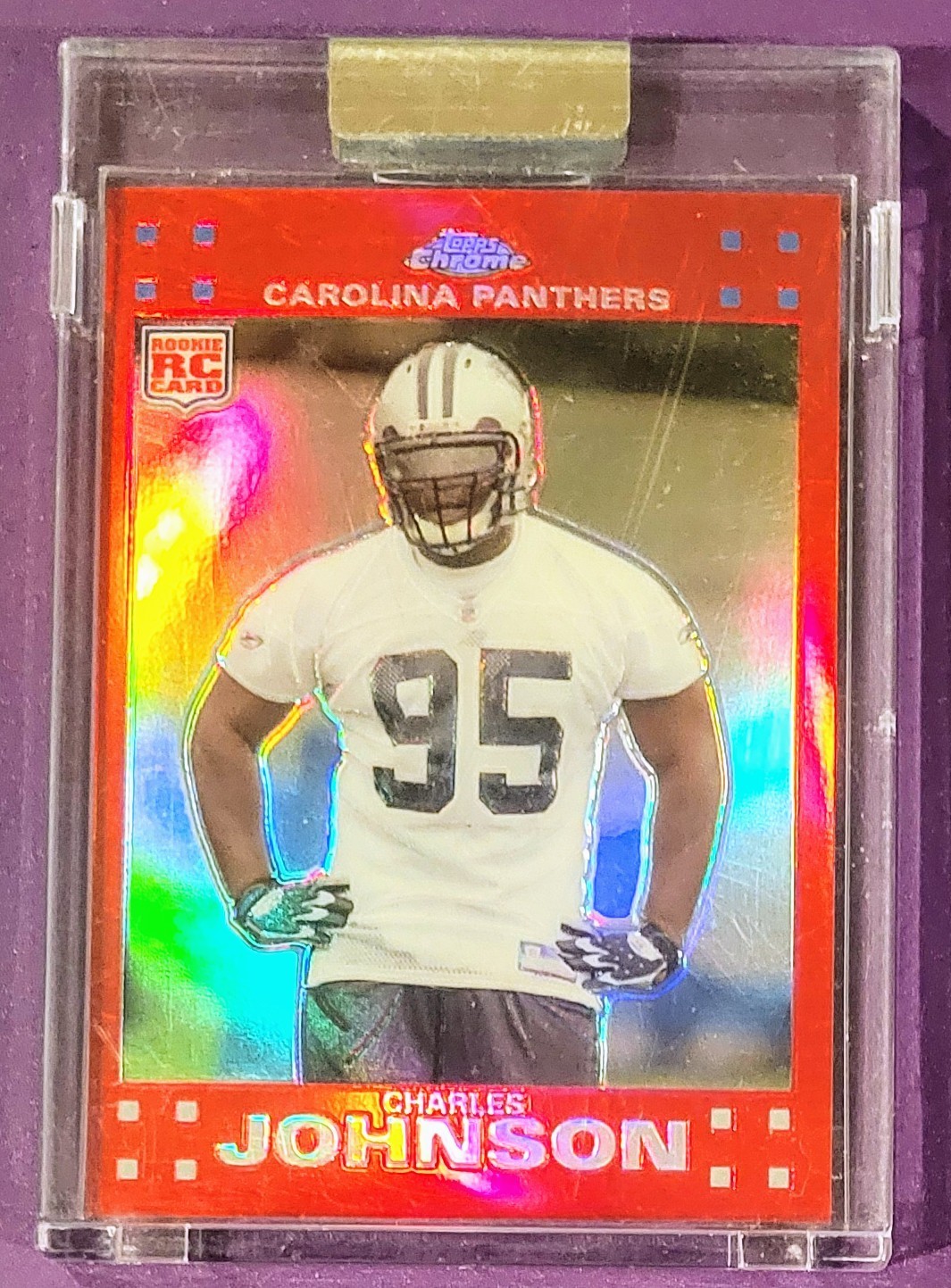 Charles Johnson Topps Chrome #TC233 Red Refractor