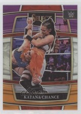 2022 Panini Select WWE Concourse Purple & Orange Prizm Katana Chance #91 2o7