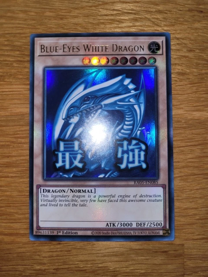 Blue Eyes White Dragon Ultra Rare RA05-EN085 English 1st Edition Yugioh - Bild 1 von 1