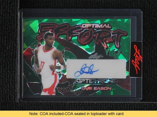 2022-23 Leaf Optichrome Optimal Effort 1/1 Tari Eason Rookie Auto RC READ rf2 - Zdjęcie 1 z 3