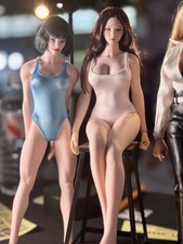 1/6 Female Elasticity One-Piece Swimsuit Clothes Model For 12"Action Figure