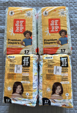 Hello Bello Diapers - Size 6 - 4 pkgs of 17 - total 68 Diapers - New, Sealed