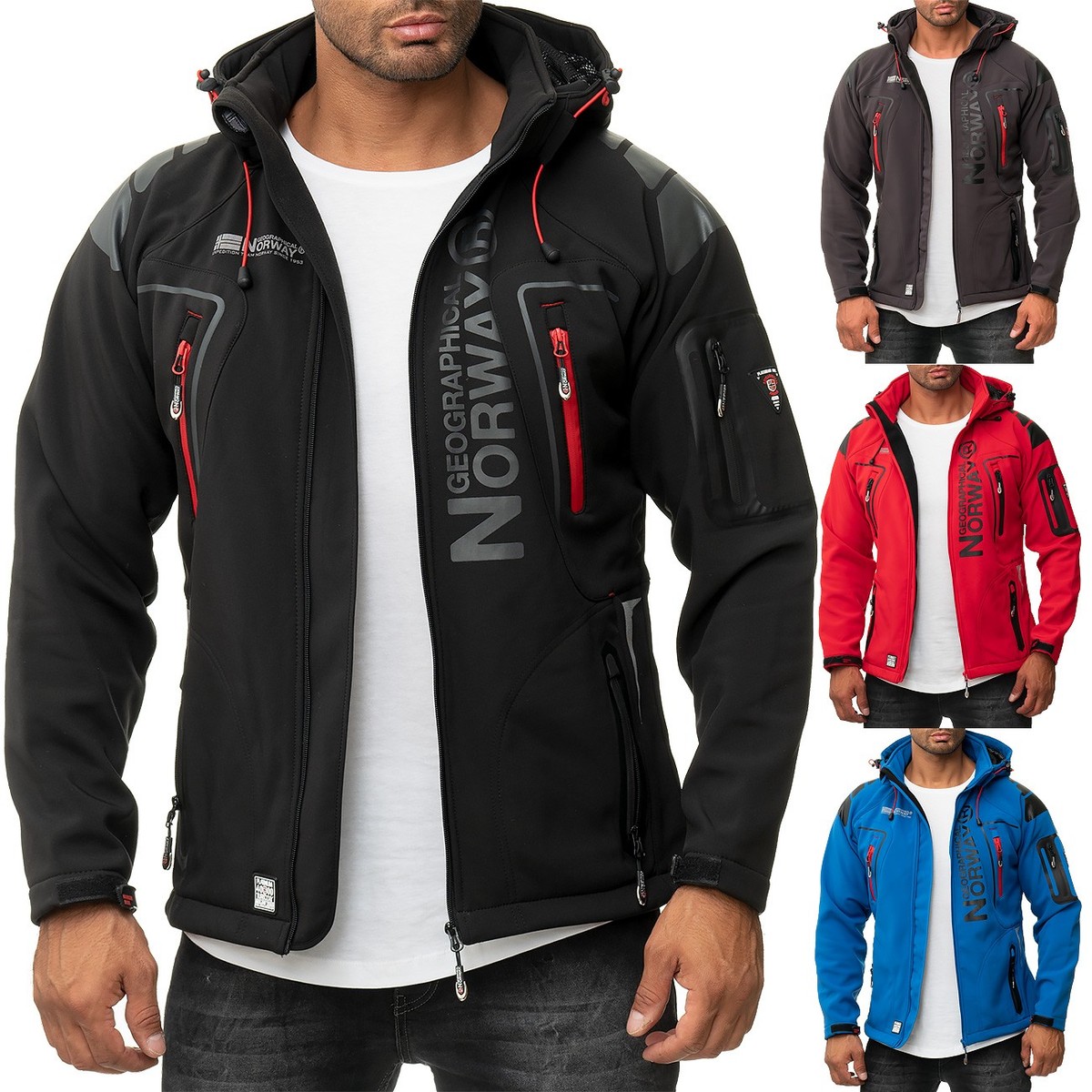 Atlas For Men Modische Herren Jacken Winter Geographical Norway