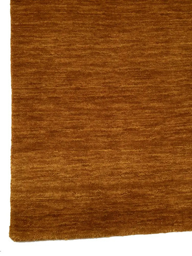 Orange Solid Design Hand-Loomed 3X5 Gabbeh Wool Rug Oriental Home Decor Carpet - Picture 8 of 12