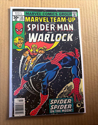 MARVEL TEAM-UP #55 Spider-Man & Warlock Bronze Age Marvel Comics Mar 1976
