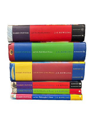 Harry Potter  6 Book lot -  Raincoast Bloomsbury - Rare