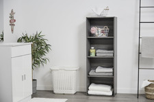 HOOBRO Libreria a 5 Ripiani Aperto, Scaffale in Legno, Lib