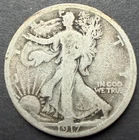 1917-P WALKING LIBERTY HALF DOLLAR CIRC 90% Silver