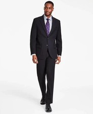  395 Nautica Men's Black Modern Fit Bi Stretch Suit 42 S 36 x 34 ymr2426
