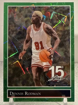 2025 Leaf National NCSS - Green Lazer #92B-40 Dennis Rodman 4/6