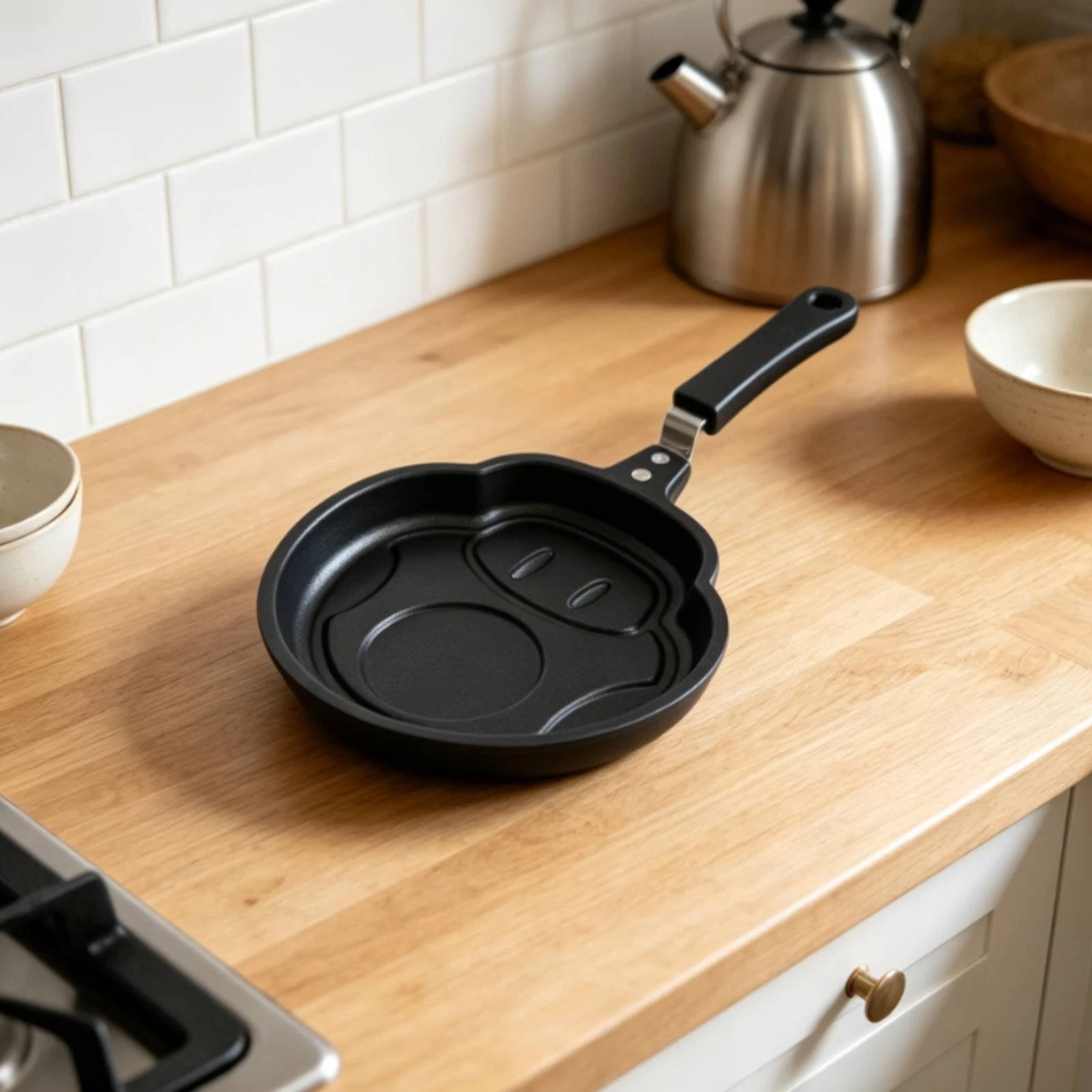 Nonstick Breakfast-Perfect Skillet Easy to Clean Cookware Gas Stovetop Safe