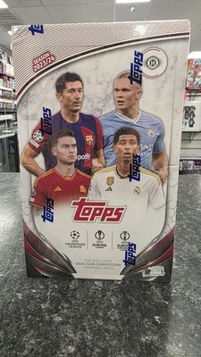 2023/24 Topps UEFA Club Competition Sealed HOBBY Box-AUTO/RELIC! YAMAL RC Year!