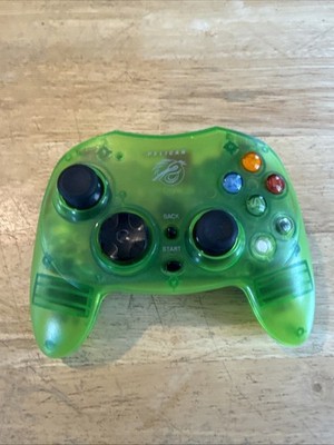 Xbox Pelican Blade 2.4 Green Wireless Controller Untested