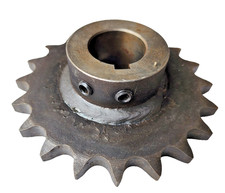 Martin 40BS20 1-1/4 Gear Plate 40 Size Chain Sprocket 20 Teeth, ID1-1/4" Bore
