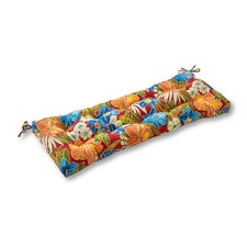 Greendale Home Fashions 44-Inch Outdoor Swing/Bench Cushion Aloha Crimson