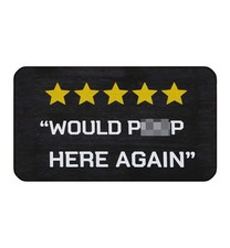 Funny Would Here Again Doormat Indoor Outdoor Funny Bathroom Rug Entrance Funny