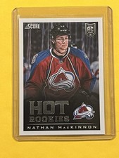 NATHAN MACKINNON 2013-14 Panini Score Hot Rookies Rookie Card # 686 AVALANCHE RC. rookie card picture