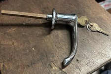 1930s 1940s Locking Deck Lid Handle Works W/Keys Lead Sled Kustom Low Rider Bomb