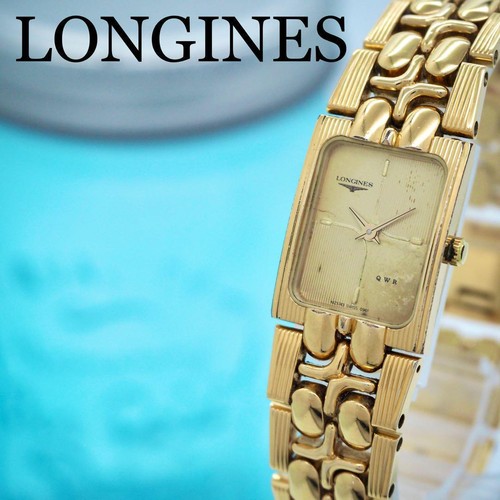 Longines Vintage Damenuhr Square Gold selten gebraucht aus Japan