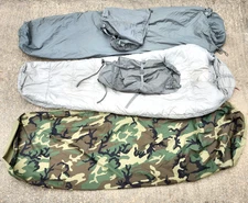 USGI 5-Piece Modular Sleep System MSS Woodland Gore-Tex Bivy Patrol Intermediate
