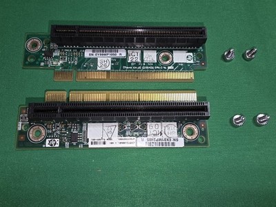 Lot 2x HP ProLiant DL160 DL320 G6 PCI-E x16 Riser Board 511808-001 & 511809-001