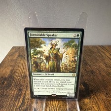Magic: The Gathering Formidable Speaker Creature Green Card #0176 2/4