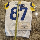 Los Angeles Rams Jacob Harris #87 game issue/use jersey 2021/42, W/COA hemmed