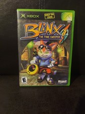 Microsoft Xbox Blinx: The Time Sweeper Game Disk with Case & Manual