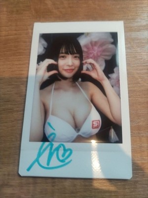 Iroha Hakata Auto Autographed Signed Cheki Photo Japan