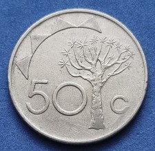 12421(1) 50 Cents (Namibia / K&ouml;cherbaum) 1993 in ss ............. von Berlin.007