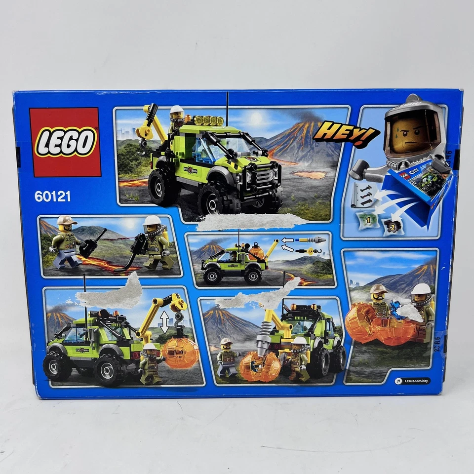 LEGO City 60121 Volcano Exploration Truck Complete Set 175 Pieces Ages 5-12 - Image 3 of 3