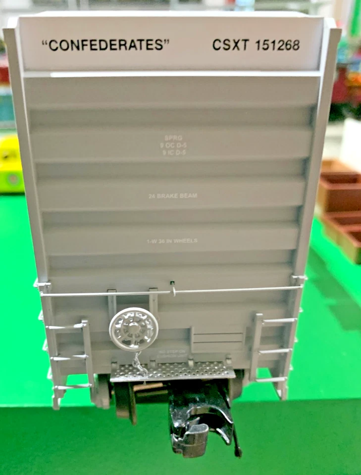ATLAS 3002389S-2, CSX 50' High-Cube "Confederates" Boxcar, #151268, O Scale, New - Image 4 of 4